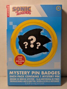 Sonic The Hedgehog Mystery Pin Badges Series Enamel Pin Box Official Sega Badge